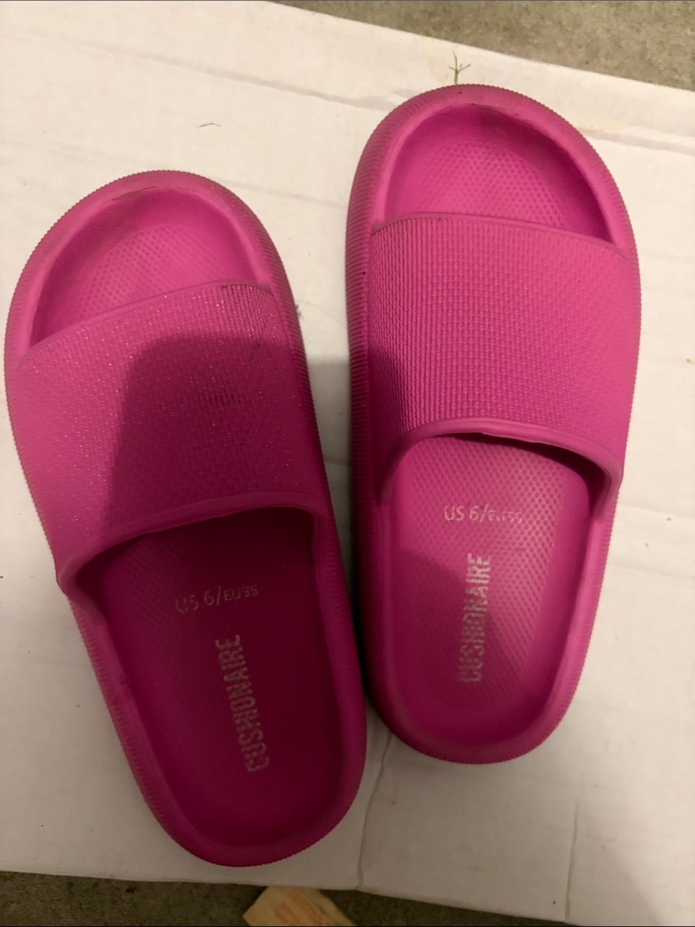 Kids' Bright Pink Slide Sandals - Cushioned Comfort